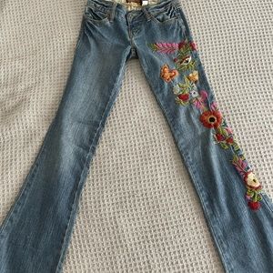 ZD Premium Embroider Bootcut jeans | size 0